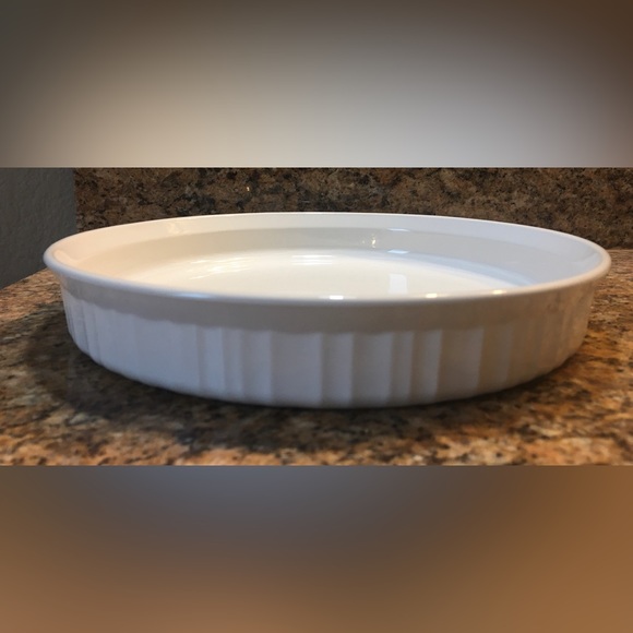 Corningware Kitchen Vintage French White Quiche Pie Pan In Poshmark